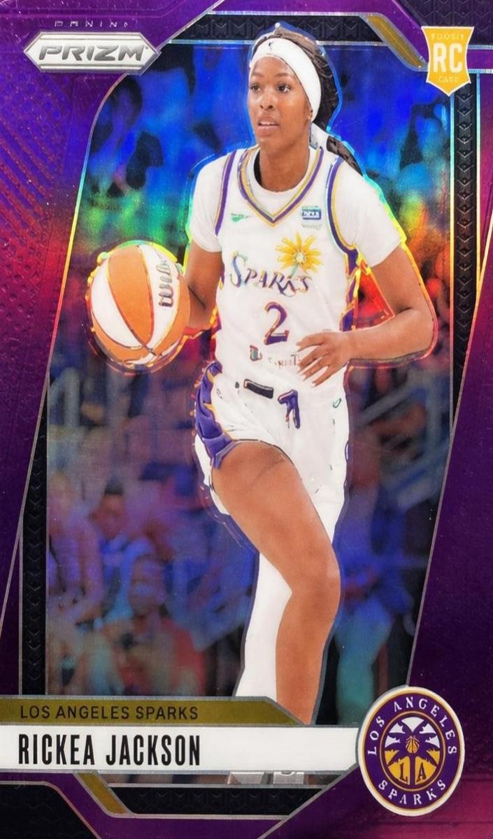 2024 Panini Prizm WNBA Basketball Purple Rickea Jackson #60 PSA 9