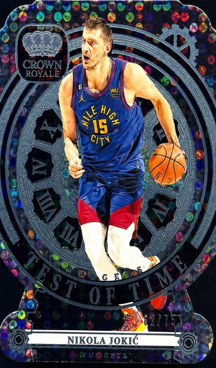 2023 Panini Crown Royale Basketball Blue Nikola Jokic #6