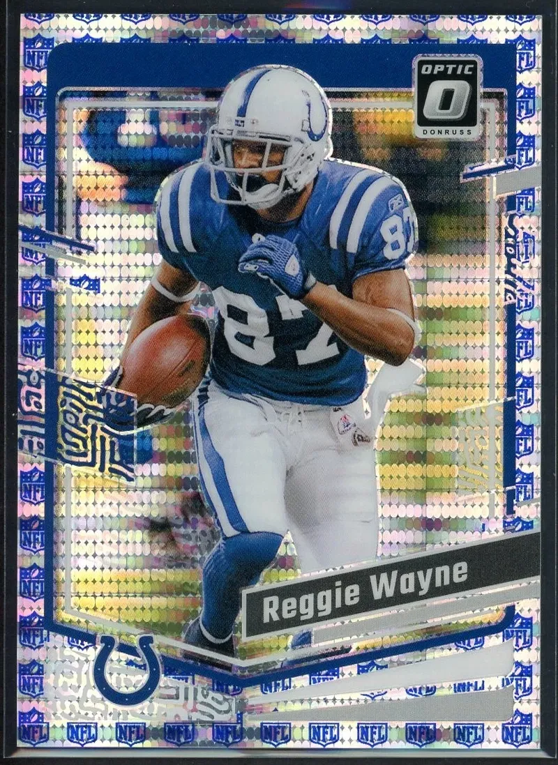 2023 Donruss Optic Football Shield Reggie Wayne #80
