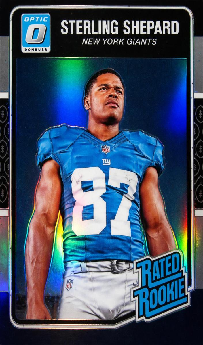 2016 Donruss Optic Football Purple Sterling Shepard #194
