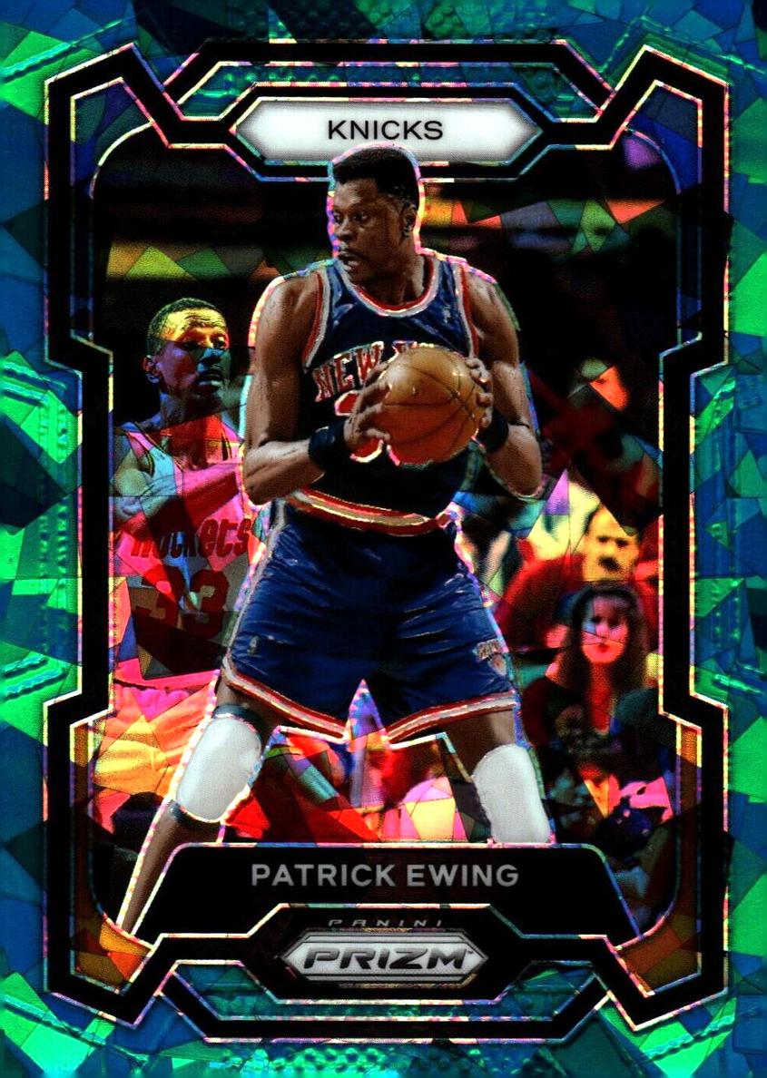 2023 Panini Prizm Basketball Teal Ice Patrick Ewing #188