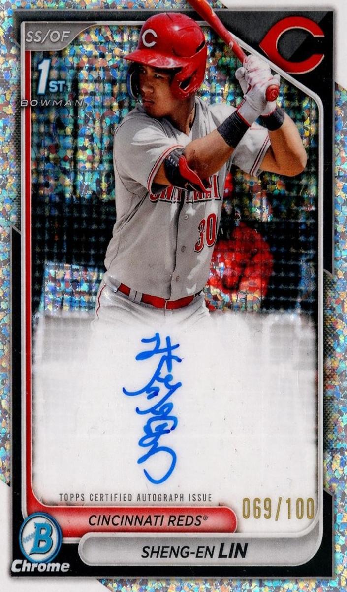 2024 Bowman Chrome Baseball Mini Diamond Sheng-En Lin #CPA-LSH PSA 10