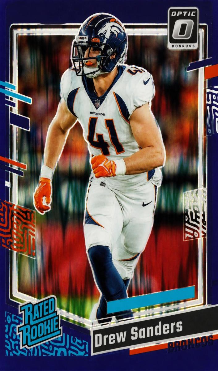 2023 Donruss Optic Football Purple Shock Drew Sanders #230
