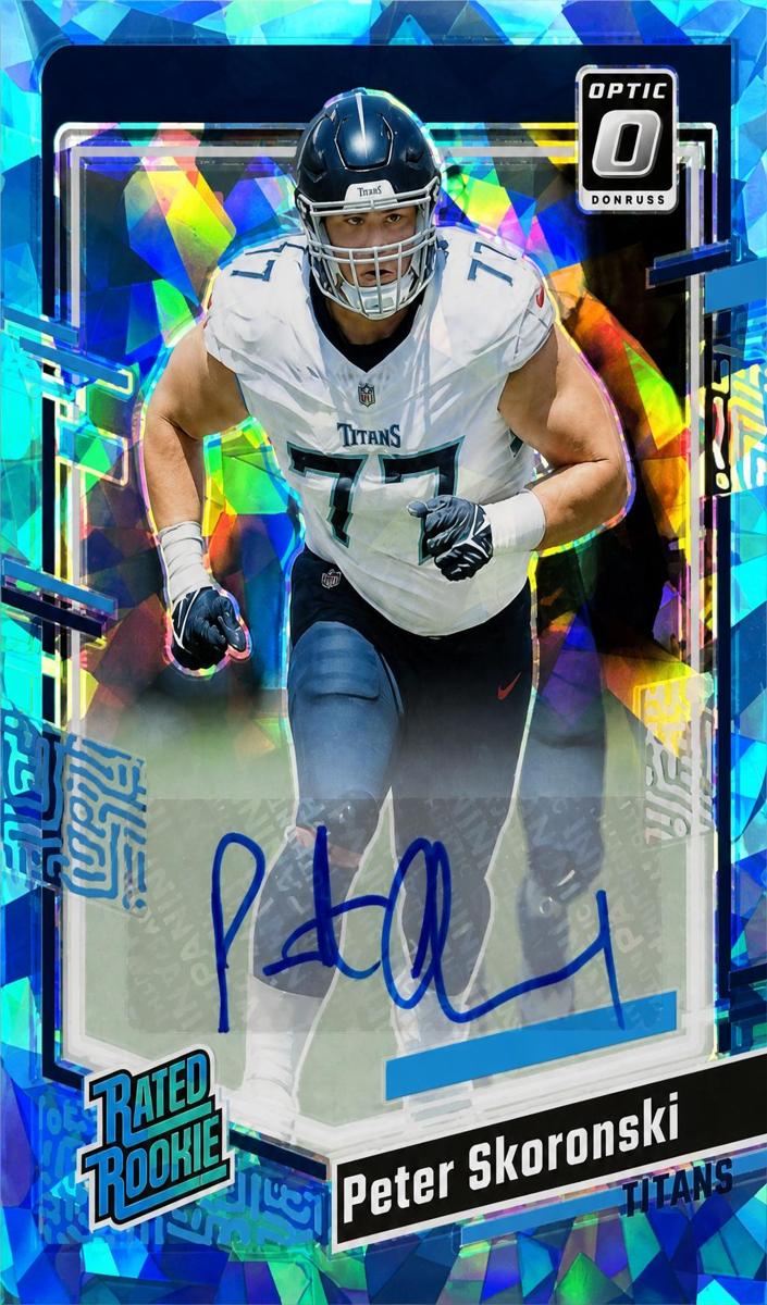 2023 Donruss Optic Football Ice Peter Skoronski #296