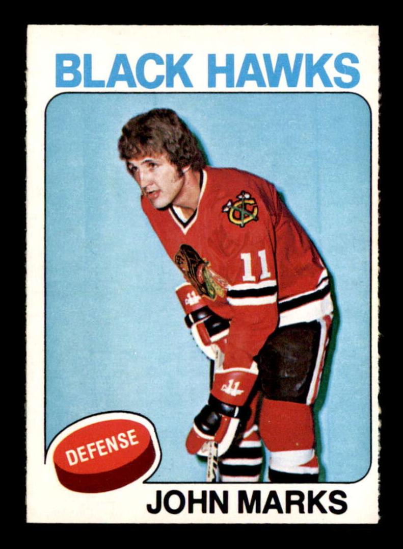 1975 O-Pee-Chee Hockey John Marks #121