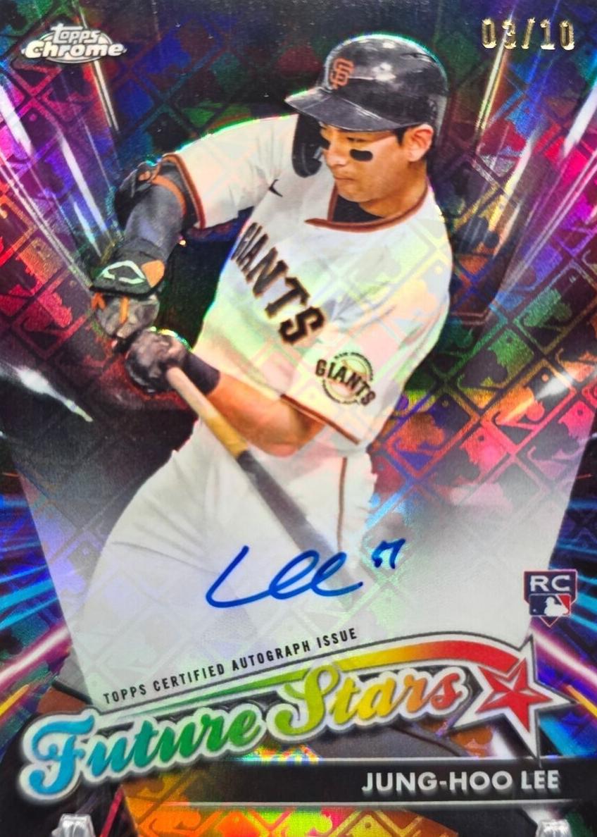 2024 Topps Chrome Black Baseball Jung Hoo Lee #CBA-JHL PSA 10