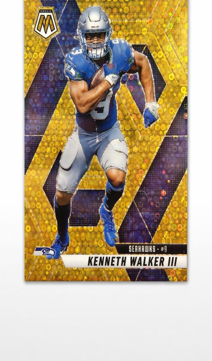 2025 Panini Mosaic Football Gold Kenneth Walker III #149