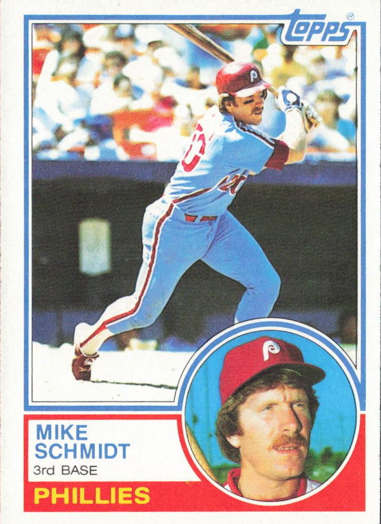 1983 Topps Baseball Mike Schmidt #300 PSA 9