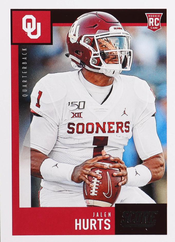 2020 Panini Score Football Jalen Hurts #358