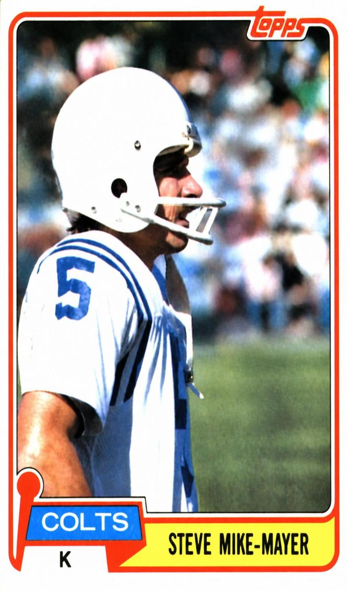 1981 Topps Football Steve Mike-Mayer #277