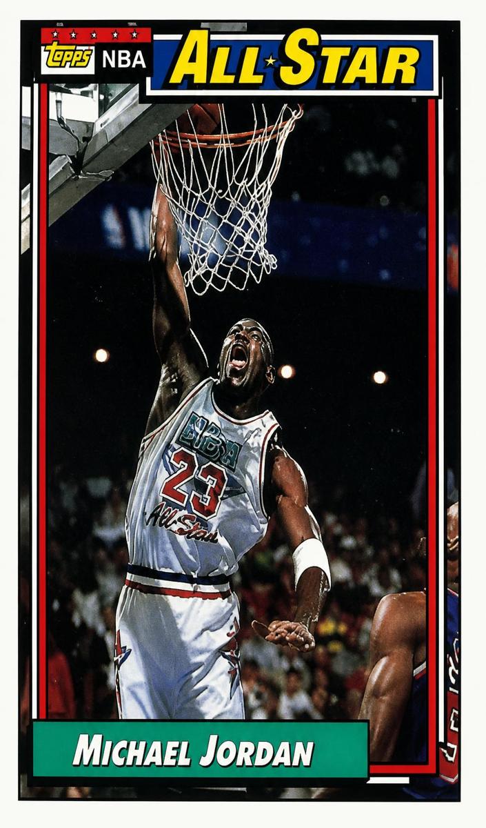 1992 Topps Basketball Gold Michael Jordan #3 PSA 9