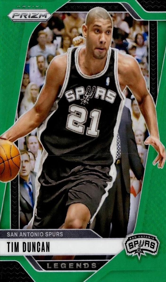 2024 Panini Prizm Basketball Green Tim Duncan #297