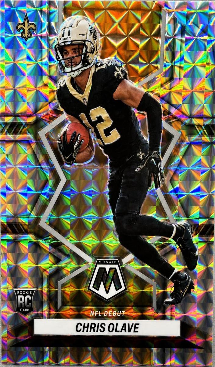 2022 Panini Mosaic Football Silver Chris Olave #277