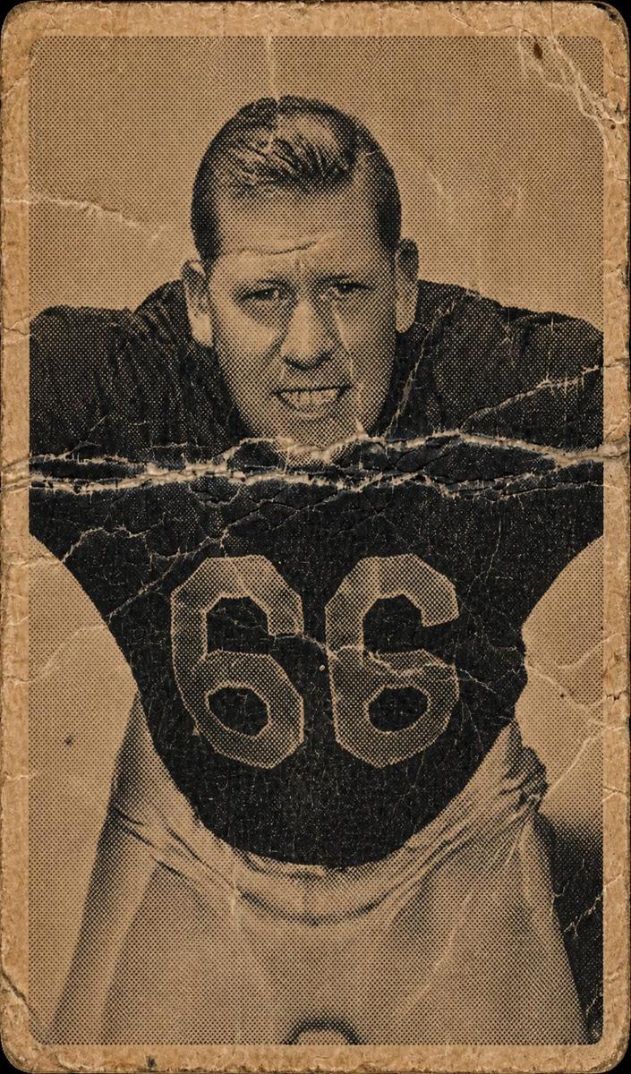 1948 Bowman Football Bulldog Turner #36