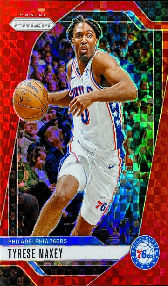 2024 Panini Prizm Basketball Red Power Tyrese Maxey #96