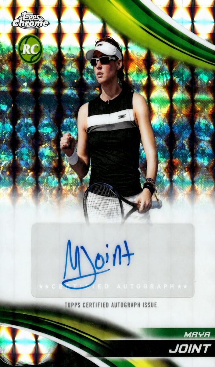 2025 Topps Chrome Tennis Geometric Refractor Maya Joint #CA-MJT RAW Ungraded