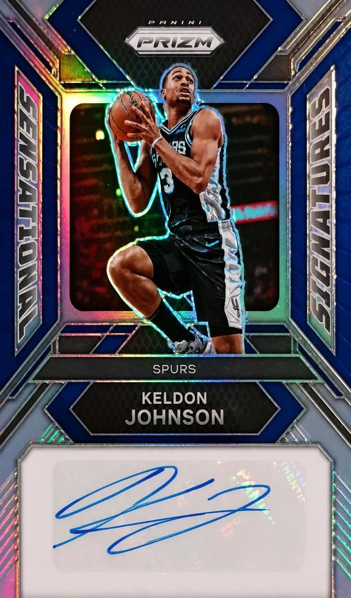 2023 Panini Prizm Basketball Blue Keldon Johnson #SS-KJ SGC 10
