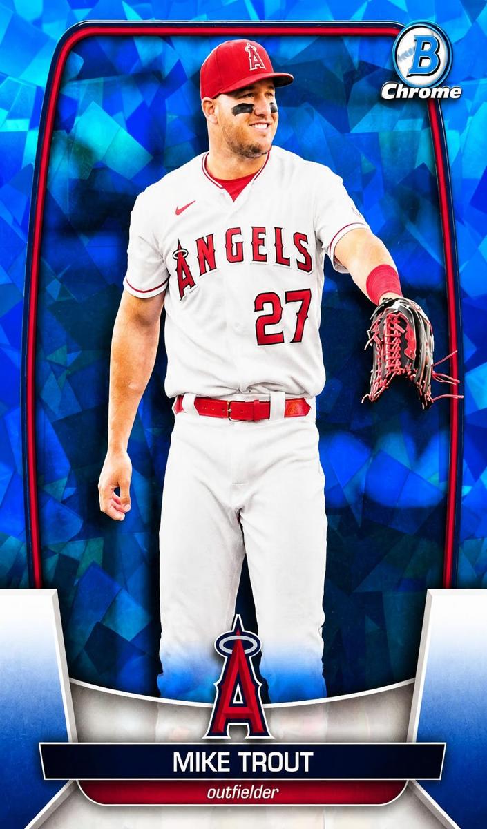 2023 Bowman Chrome Baseball Refractor Mike Trout #89 PSA 10