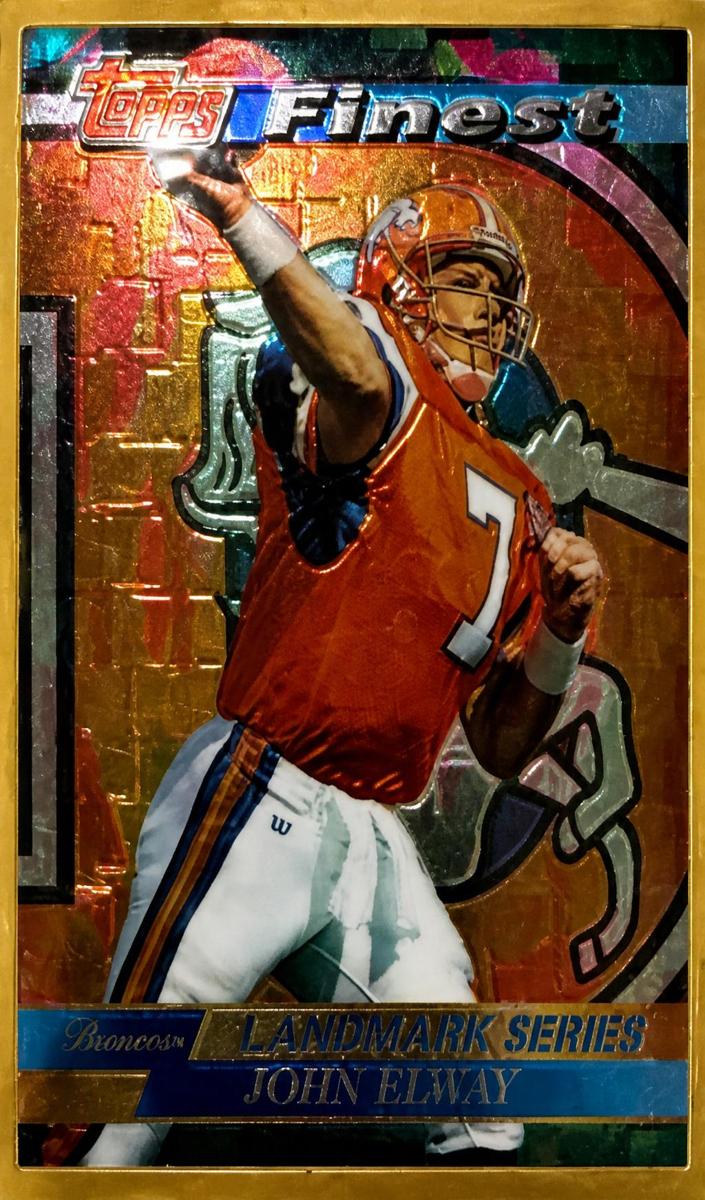 1995 Topps Finest Football John Elway #9