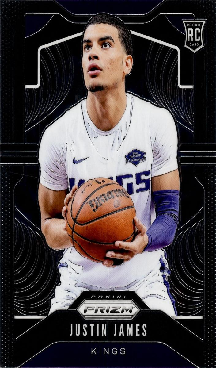 2019 Panini Prizm Basketball Justin James #295 PSA 9