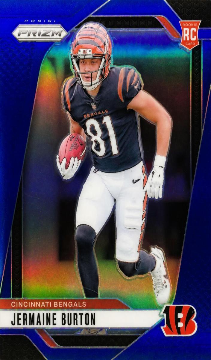 2024 Panini Prizm Football Blue Jermaine Burton #350