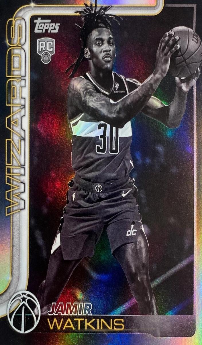 2025 Topps Basketball Blackout Jamir Watkins #244