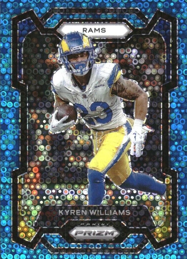 2023 Panini Prizm Football No Huddle Blue Kyren Williams #167 PSA 10