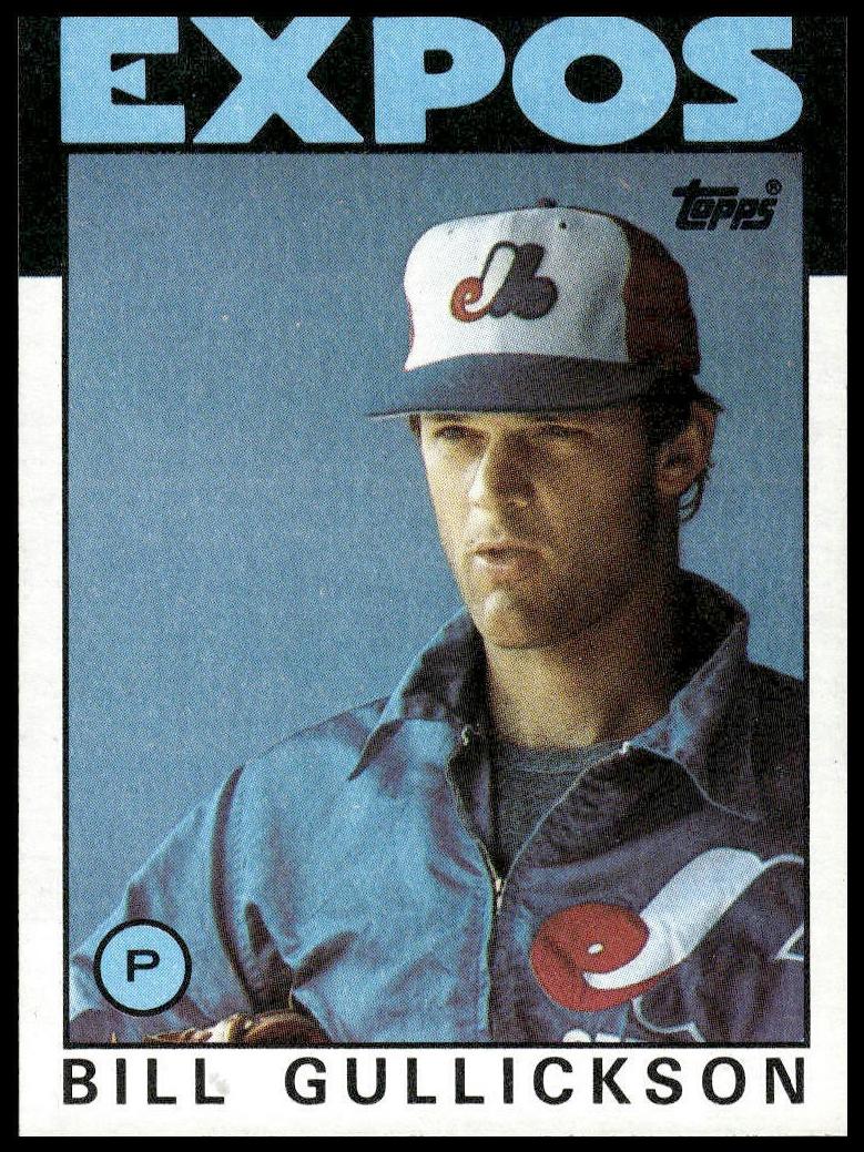 1986 Topps Baseball Bill Gullickson #229 PSA 9