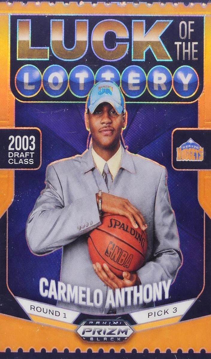 2024 Panini Prizm Black Basketball Orange Carmelo Anthony #6