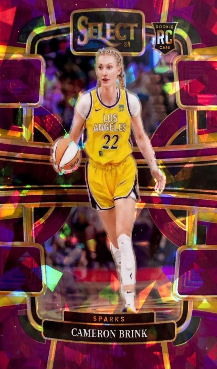 2024 Panini Select WNBA Basketball Purple Ice Cameron Brink #56 PSA 10