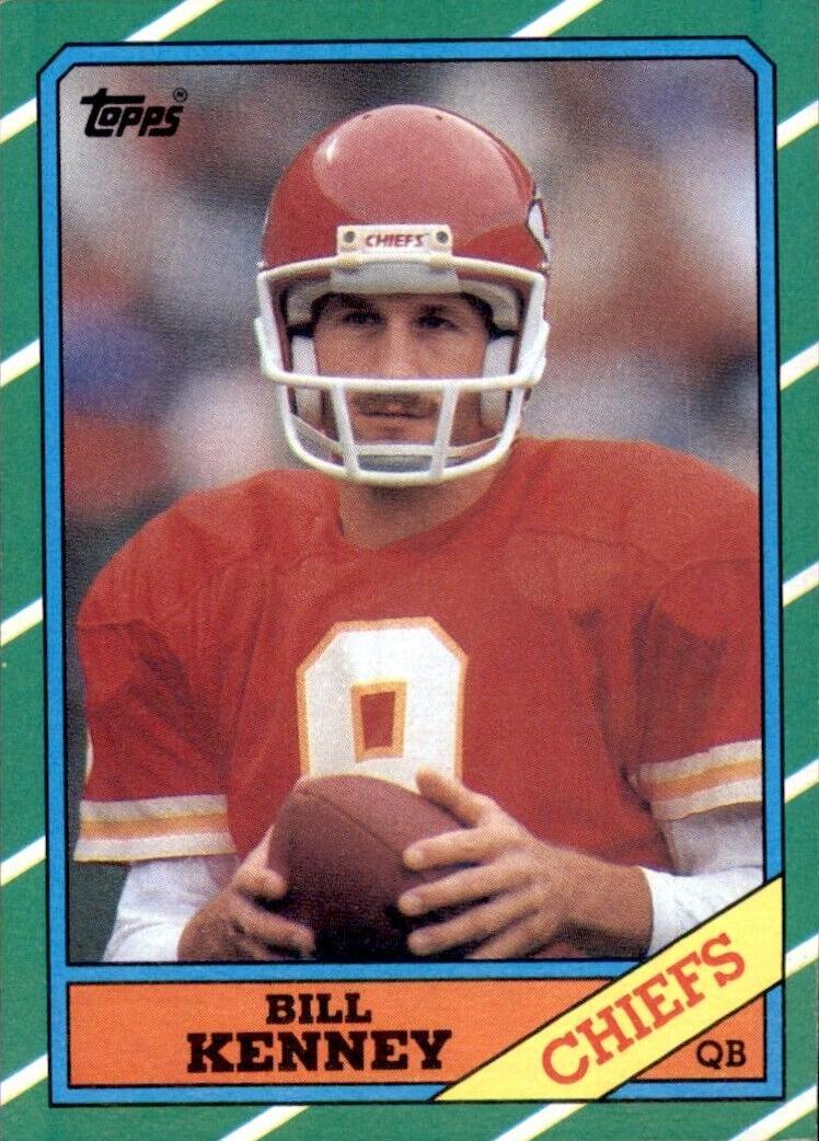 1986 Topps Football Bill Kenney #304
