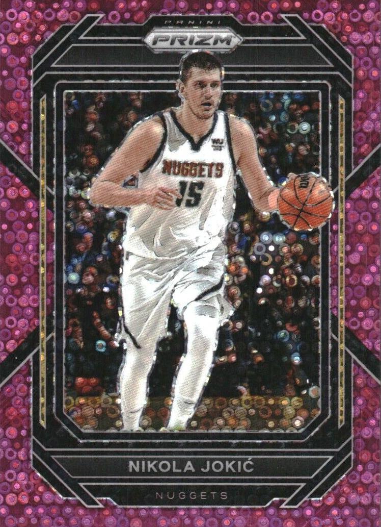 2022 Panini Prizm Basketball Fast Break Pink Nikola Jokic #39 PSA 9