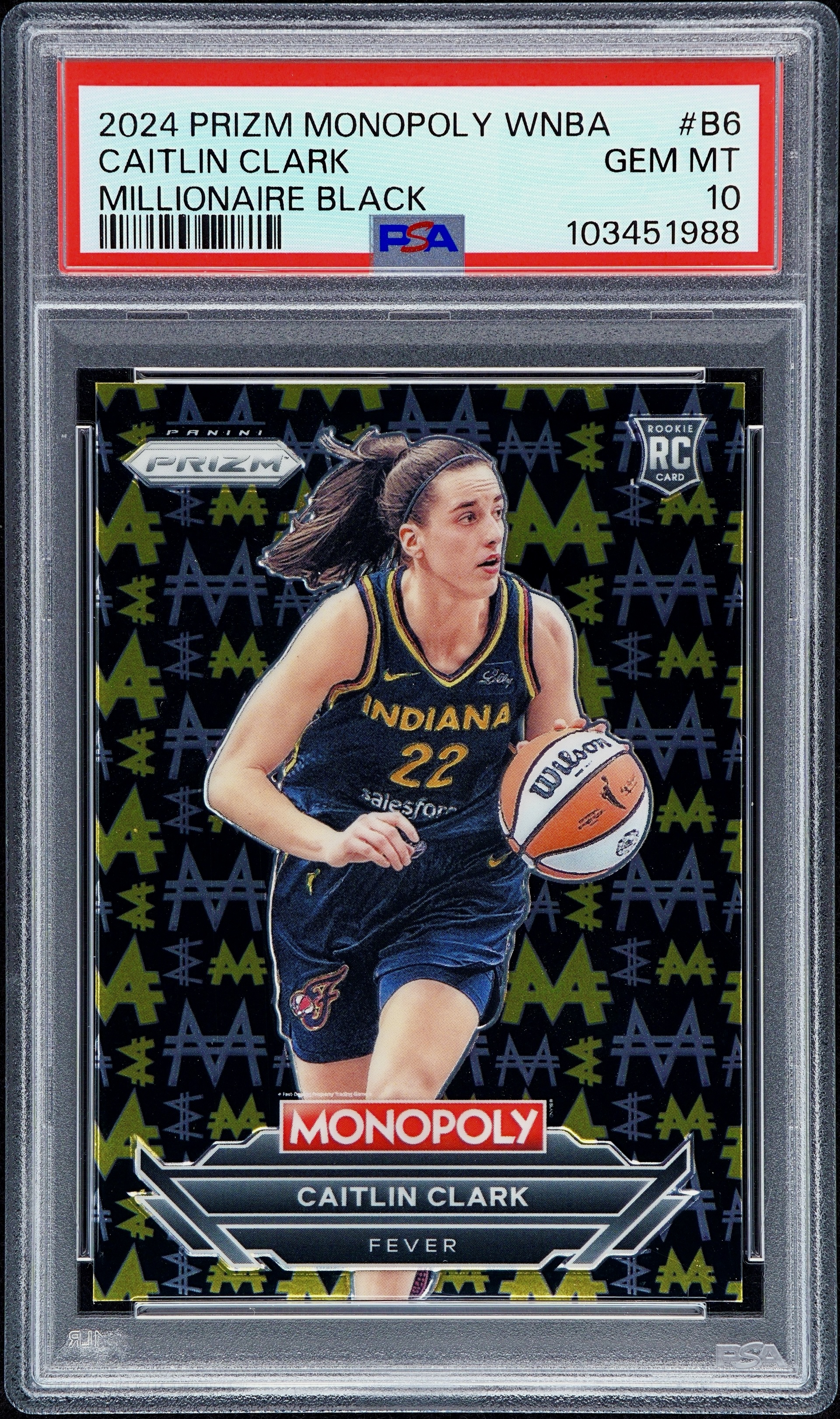 2024 Panini Prizm Monopoly WNBA Basketball Caitlin Clark #B6