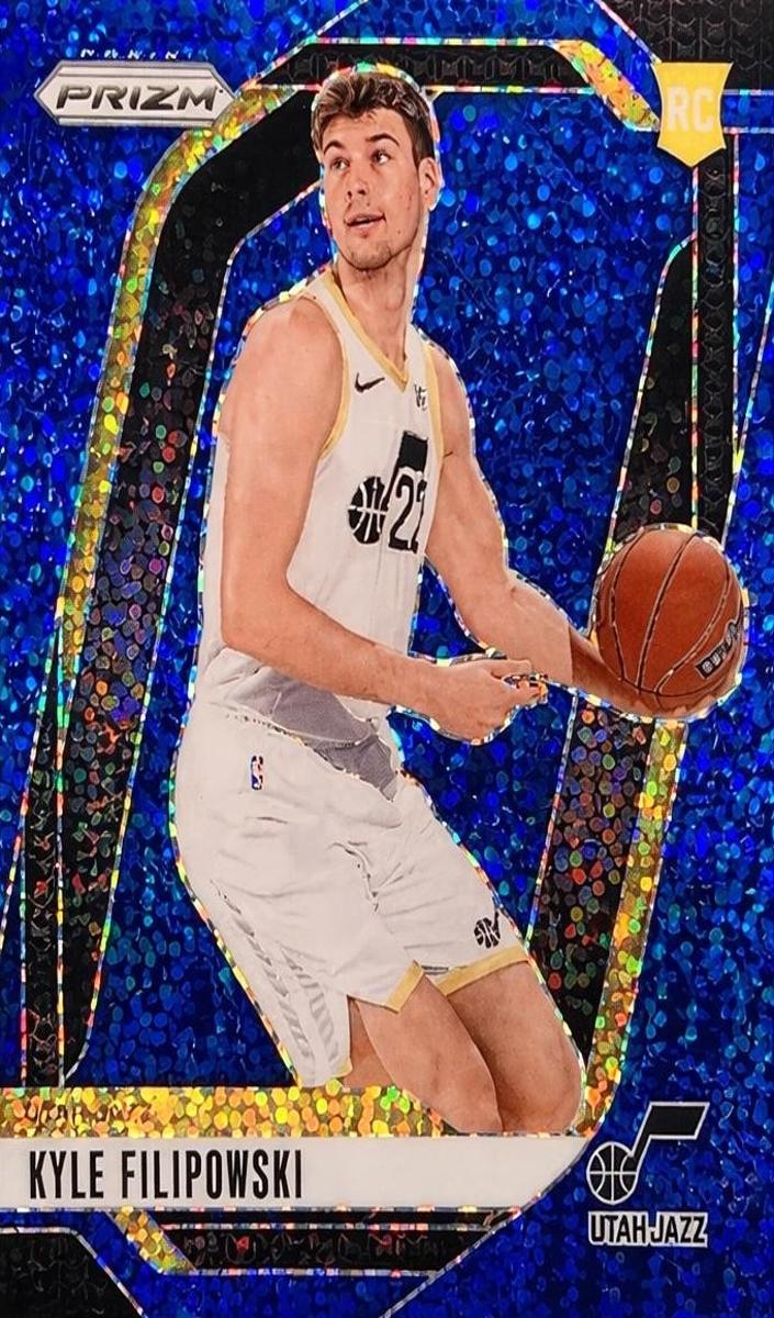 2024 Panini Prizm Basketball Blue Sparkle Kyle Filipowski #263