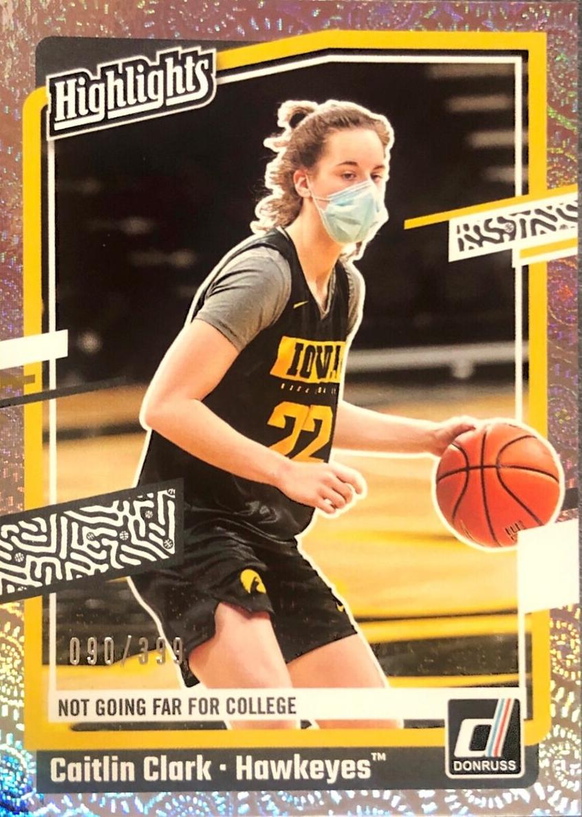 2024 Panini Caitlin Clark Collection Basketball Vortex Caitlin Clark #H5