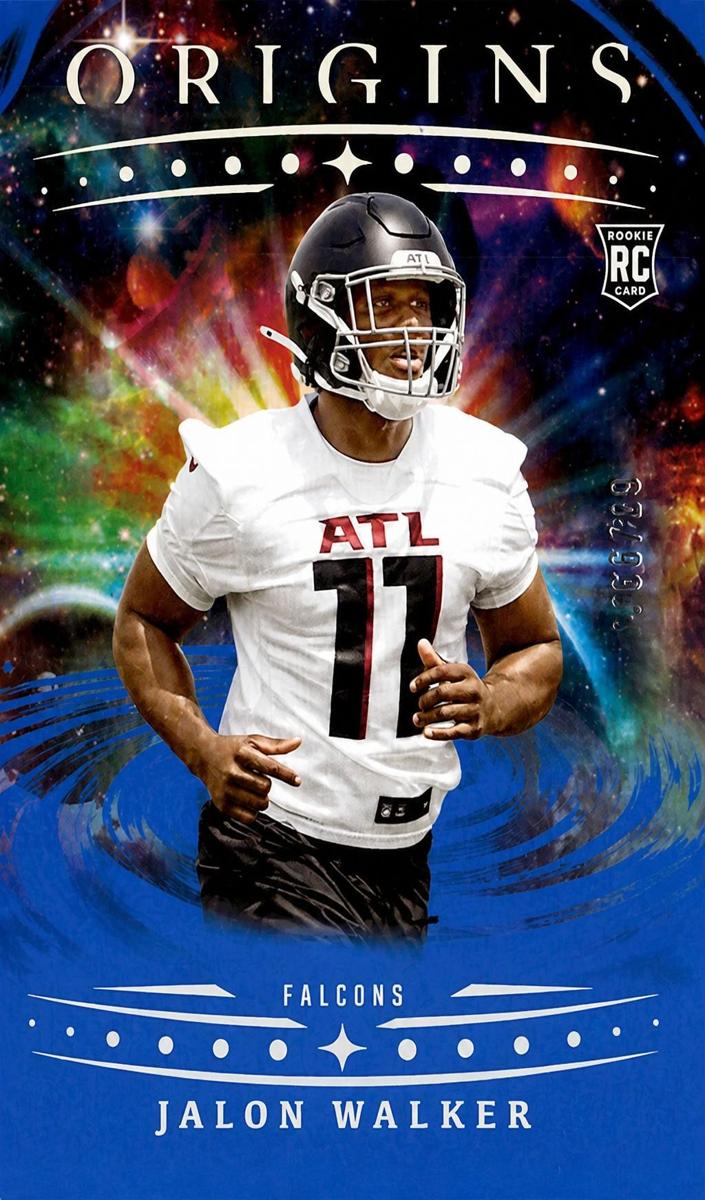 2025 Panini Origins Football Blue Jalon Walker #110