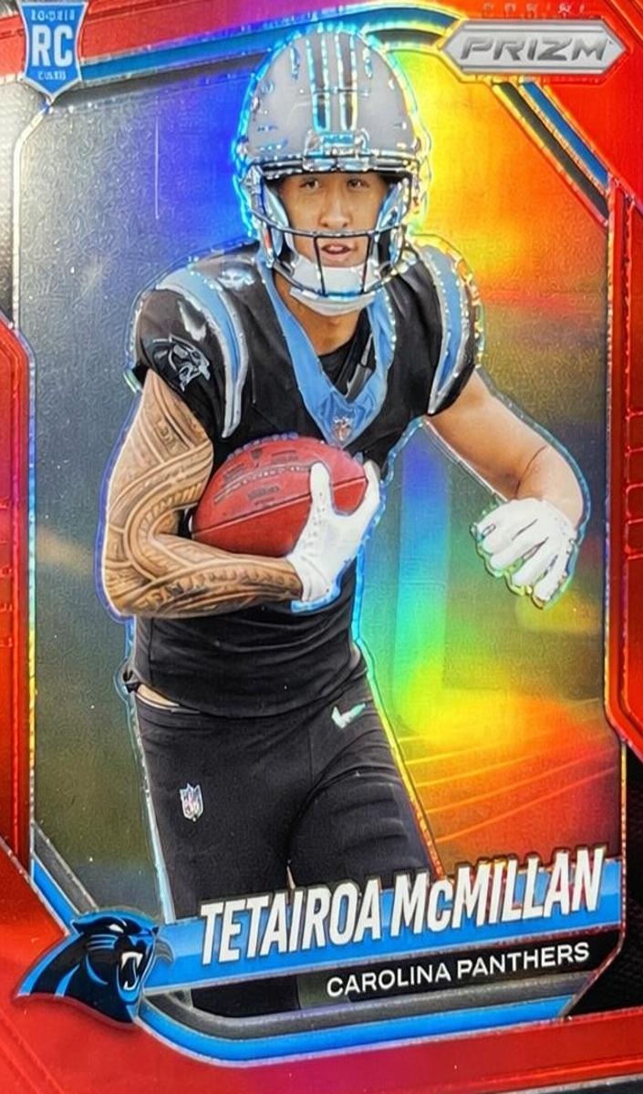 2025 Panini Prizm Football Red Tetairoa McMillan #311