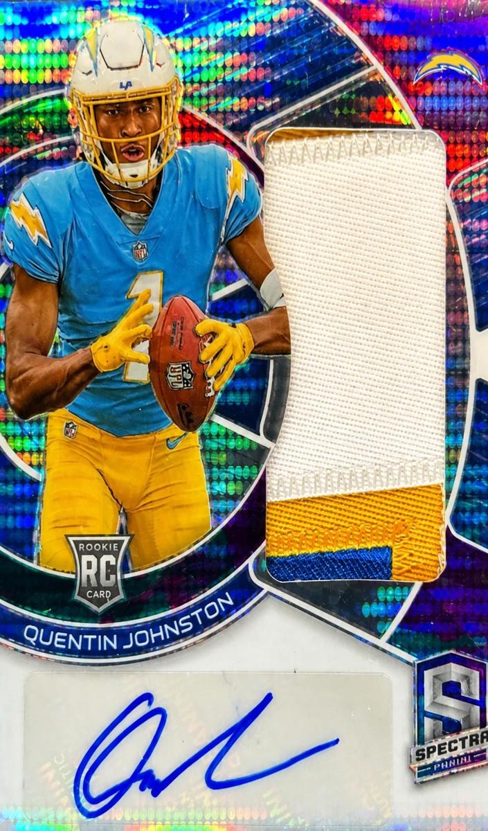 2023 Panini Spectra Football Celestial Quentin Johnston #RAD-QJO