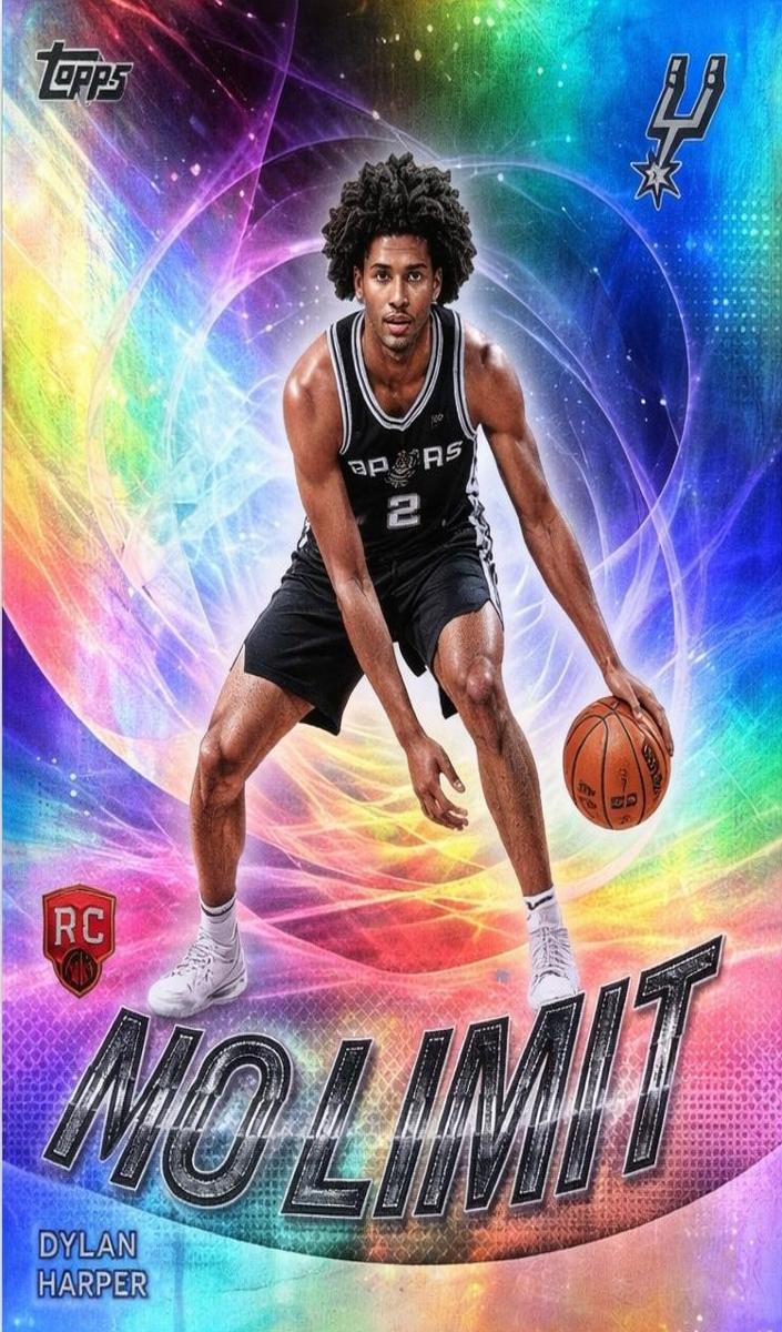2025 Topps Basketball Rainbow Foilboard Dylan Harper #NL-2