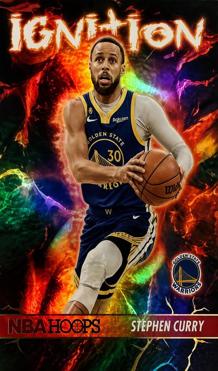 2023 Panini Hoops Basketball Holo Stephen Curry #4