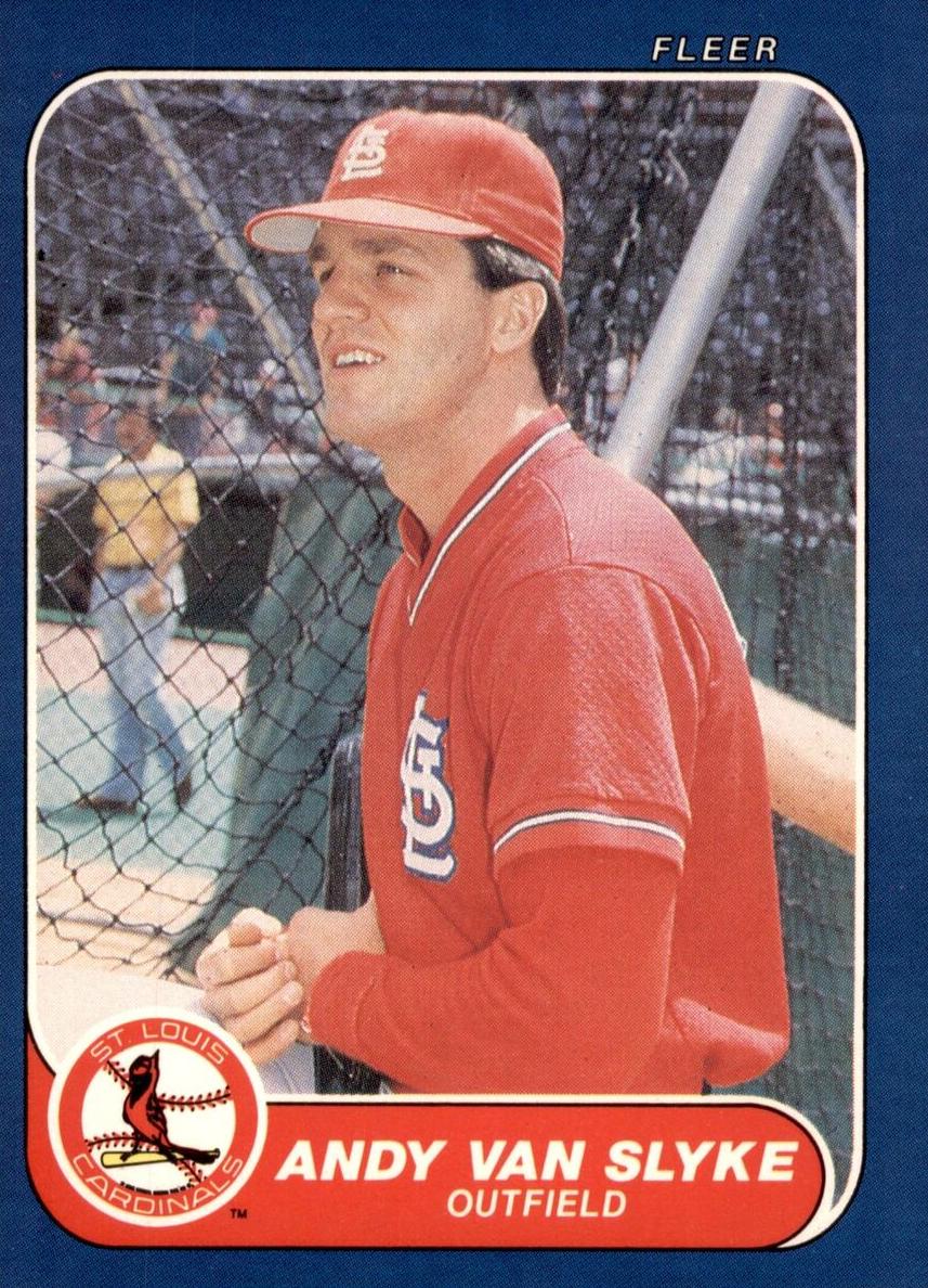 1986 Fleer Baseball Andy Van Slyke #48