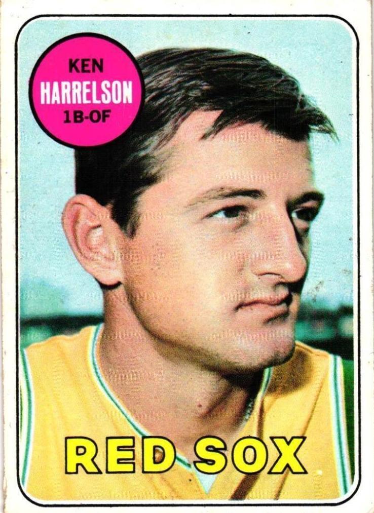 1969 Topps Baseball Ken Harrelson #240 PSA 8