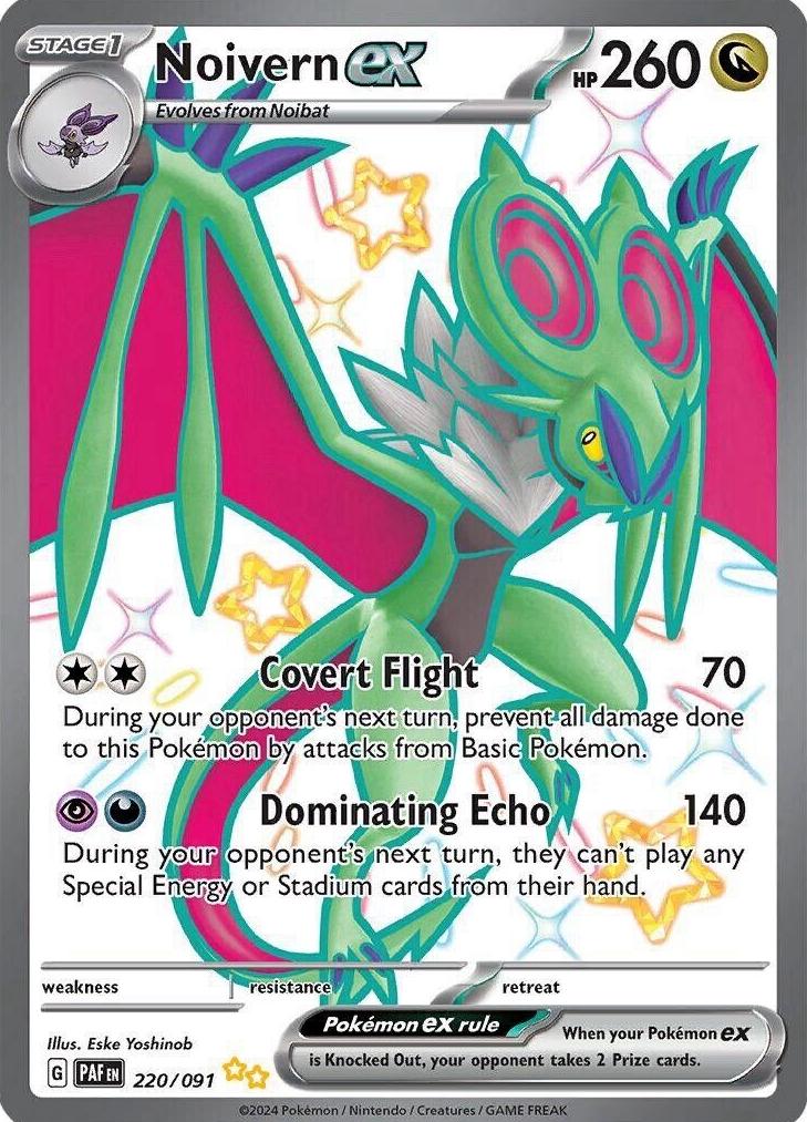 2024 Pokemon Scarlet & Violet Paldean Fates Noivern #220 PSA 9