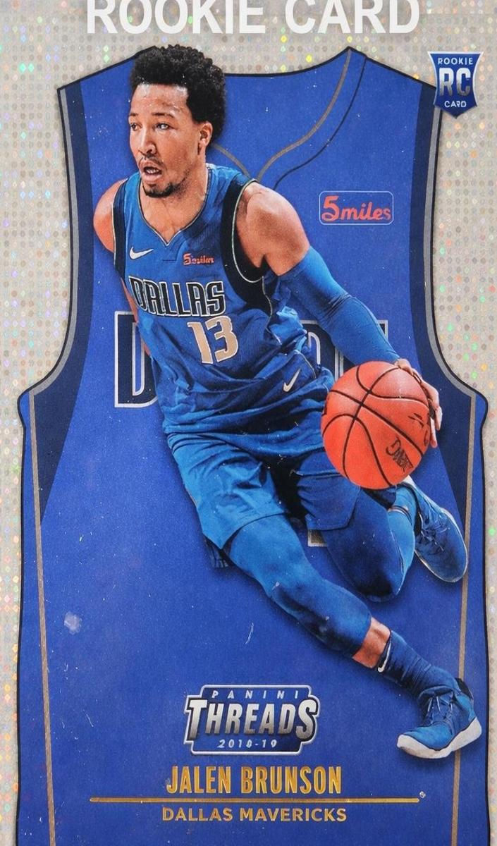 2018 Panini Threads Basketball Dazzle Jalen Brunson #164 PSA 10