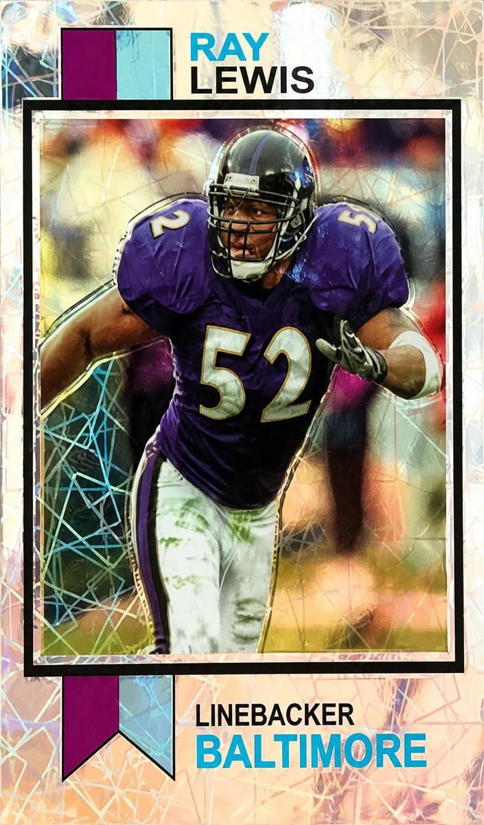 2023 Topps Composite Football Lazer Refractor Ray Lewis #1973-2