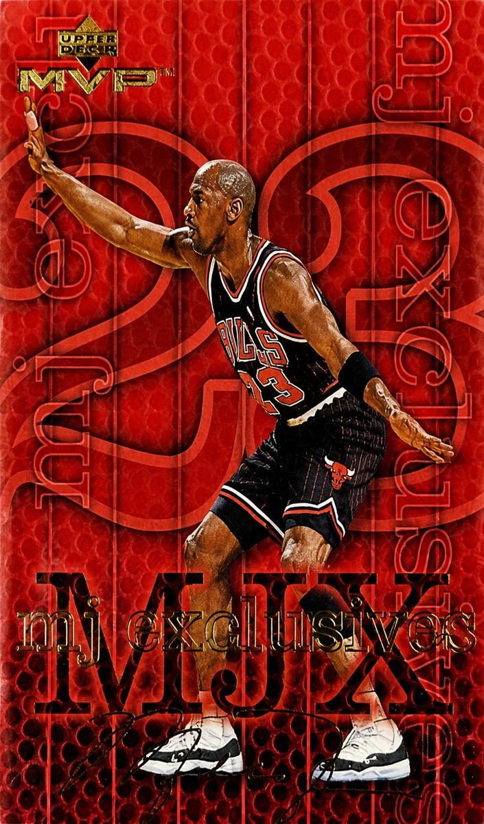1999 Upper Deck MVP Basketball Gold Script Michael Jordan #191 PSA 9
