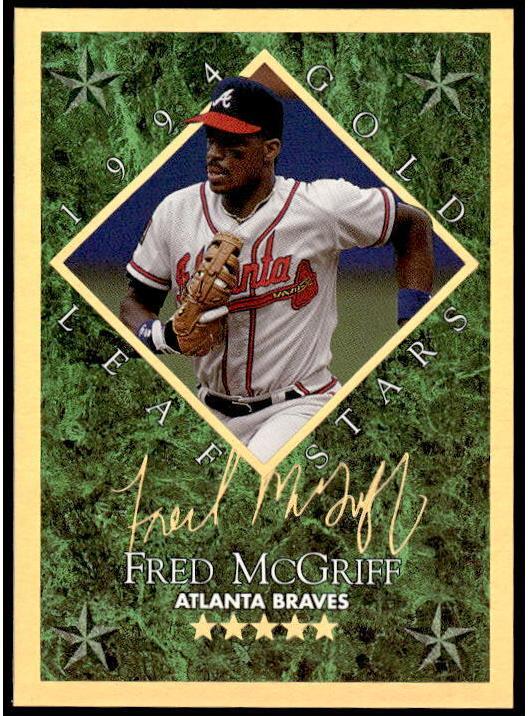 1994 Leaf Baseball Fred McGriff #14