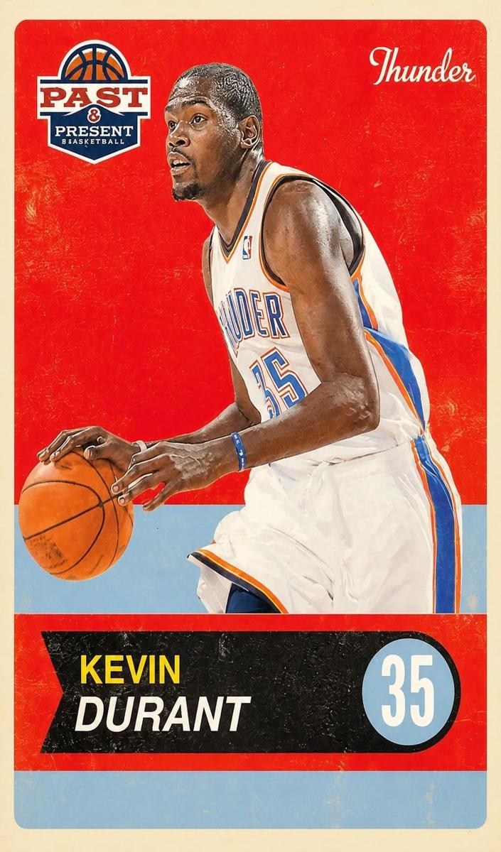 2011 Panini Past & Present Basketball Kevin Durant #21 PSA 10