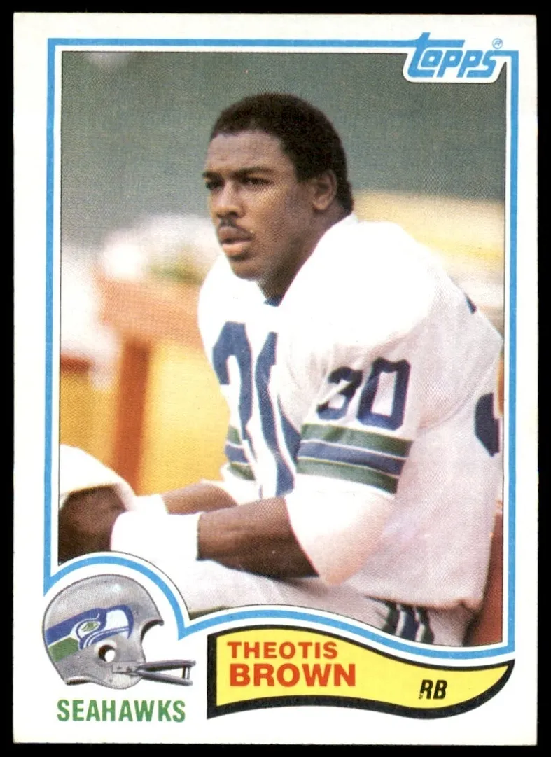 1982 Topps Football Theotis Brown #244 PSA 10