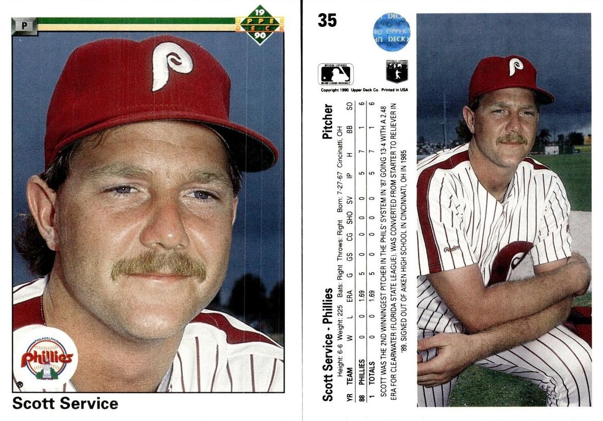 1990 Upper Deck Baseball Scott Service #35